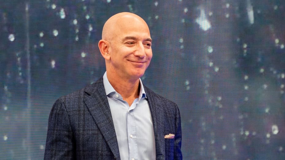 When is Bezos leaving planet earth?